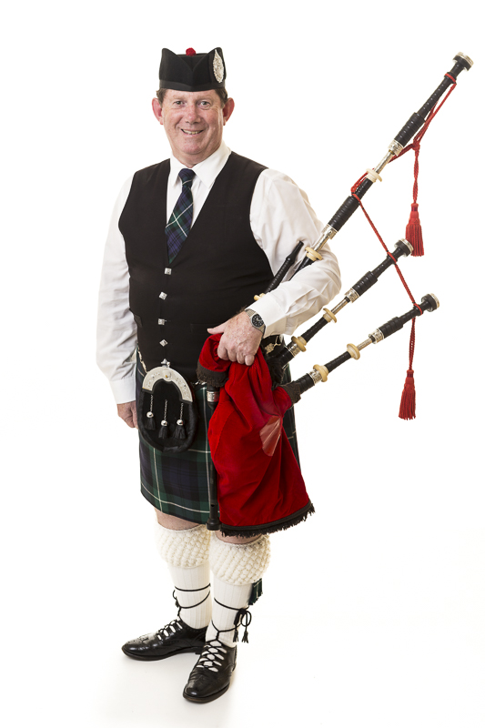 Viv Riley Bagpipe Player WA