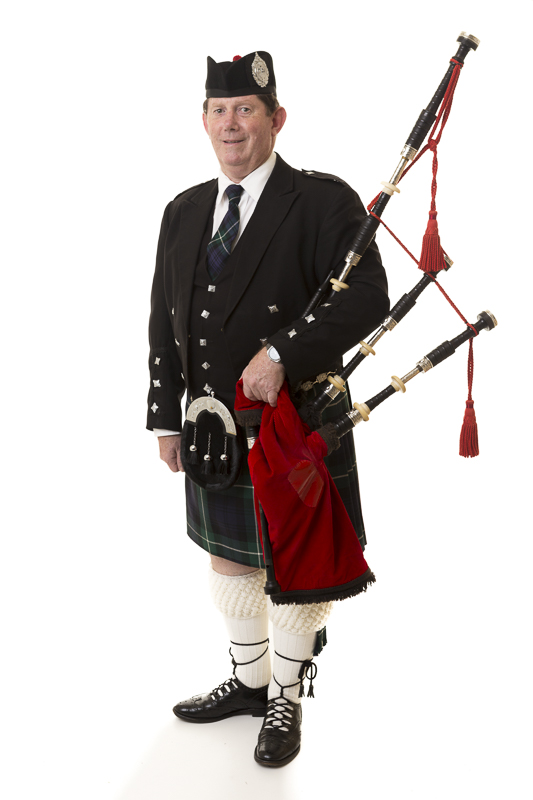 Viv Riley Bagpipe Player WA